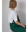 フロントリボンカットソー