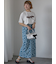 花膨れジャカードナロースカート