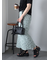 花膨れジャカードナロースカート