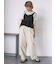 ボタンアジャストパンツ