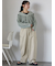ボタンアジャストパンツ