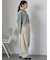ボタンアジャストパンツ