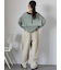 ボタンアジャストパンツ