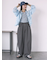 ボタンアジャストパンツ