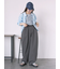 ボタンアジャストパンツ