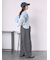 ボタンアジャストパンツ