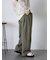 ボタンアジャストパンツ
