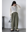 ボタンアジャストパンツ