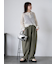 ボタンアジャストパンツ