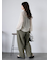 ボタンアジャストパンツ