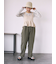 ボタンアジャストパンツ