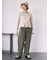 ボタンアジャストパンツ