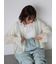 キャンディースリーブシアーブラウス