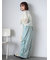 キャンディースリーブシアーブラウス
