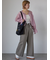 キャンディースリーブシアーブラウス