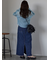 キャンディースリーブシアーブラウス