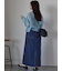 キャンディースリーブシアーブラウス