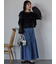 シアーフリルブラウス