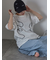 ライン柄Tシャツ