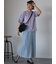 ライン柄Tシャツ