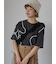ライン柄Tシャツ