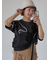 ライン柄Tシャツ