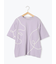 ライン柄Tシャツ