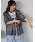 2WAY袖シアーシャツ