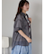 2WAY袖シアーシャツ