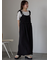 シャーリングフリルキャミワンピース