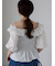 ◎フリルオフショルブラウス