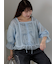 ◎スクエアレースブラウス