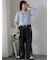 ◎スクエアレースブラウス