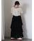 プリーツティアードスカート