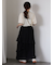 プリーツティアードスカート