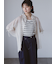 配色ステッチクロスウエストパンツ