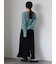 ワンポイント刺繍リブカーディガン