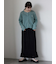 ワンポイント刺繍リブカーディガン