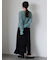 ワンポイント刺繍リブカーディガン