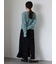 ワンポイント刺繍リブカーディガン