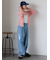 ワンポイント刺繍リブカーディガン