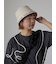 ブリムロゴ刺繍ハット