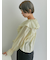 シアーラッフルブラウス