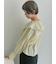 シアーラッフルブラウス