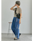 透かし柄半袖ニット