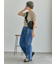 透かし柄半袖ニット