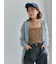 シアーバックリボンシャツ