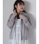 メッシュジップカーディガン