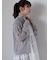 メッシュジップカーディガン