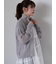 メッシュジップカーディガン